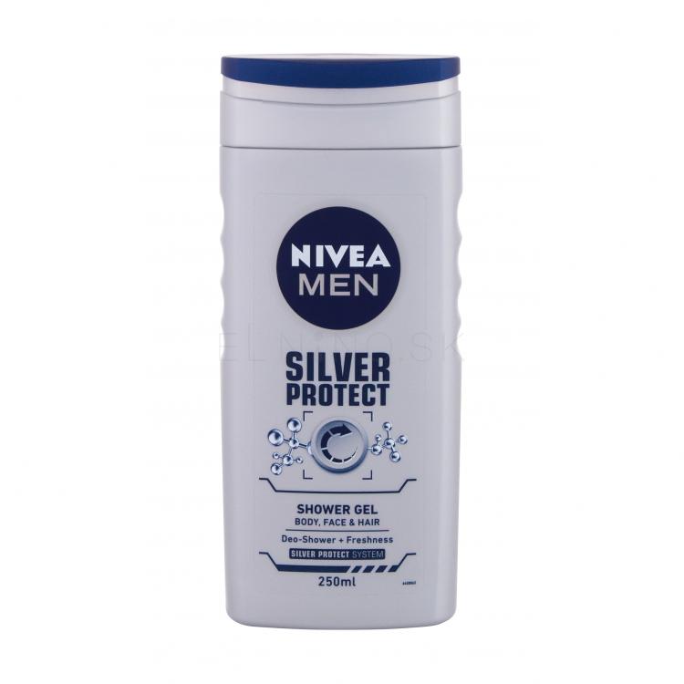 Nivea Men Silver Protect Sprchovací gél pre mužov 250 ml