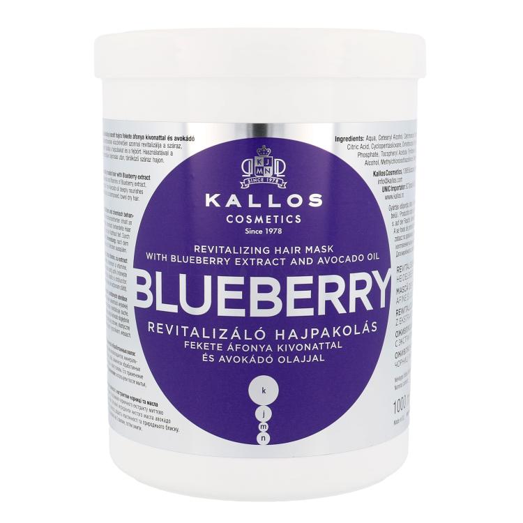 Kallos Cosmetics Blueberry Maska na vlasy pre ženy 1000 ml