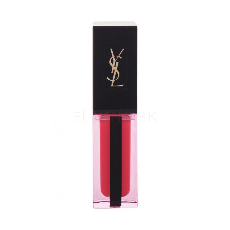 Yves Saint Laurent Rouge Pur Couture Vernis Á Lévres Rúž pre ženy 5,9 ml Odtieň 608 Flot De Fuchsia