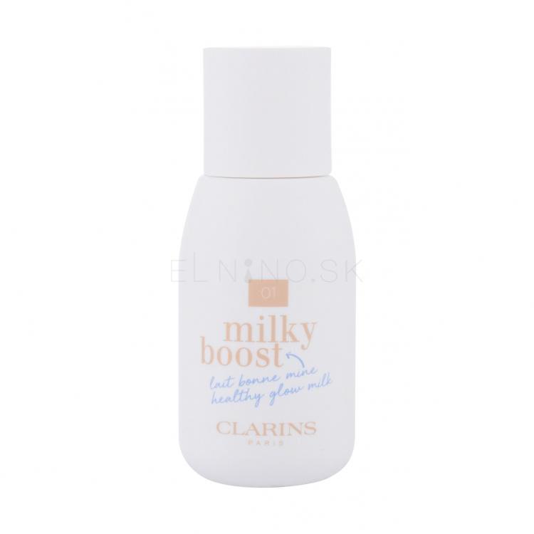 Clarins Milky Boost Make-up pre ženy 50 ml Odtieň 01 Milky Cream