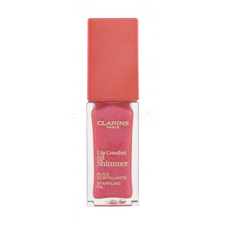 Clarins Lip Comfort Oil Shimmer Olej na pery pre ženy 7 ml Odtieň 06 Pop Coral