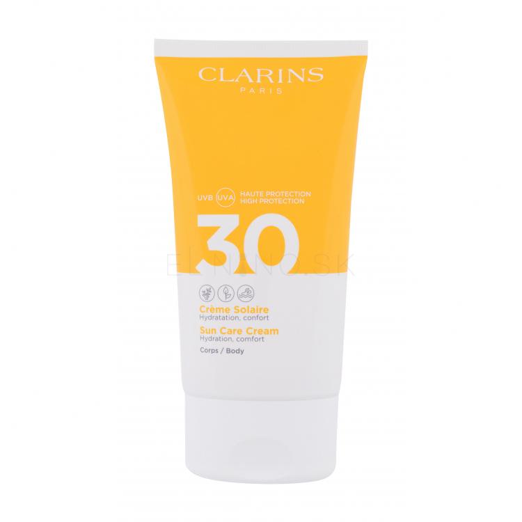 Clarins Sun Care Cream SPF30 Opaľovací prípravok na telo pre ženy 150 ml