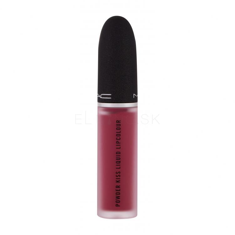 MAC Powder Kiss Liquid Rúž pre ženy 5 ml Odtieň 988 A Little Tamed