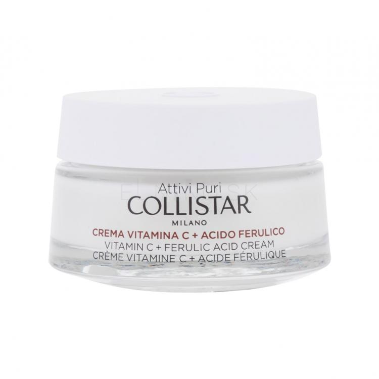 Collistar Attivi Puri Vitamin C + Ferulic Acid Cream Denný pleťový krém pre ženy 50 ml