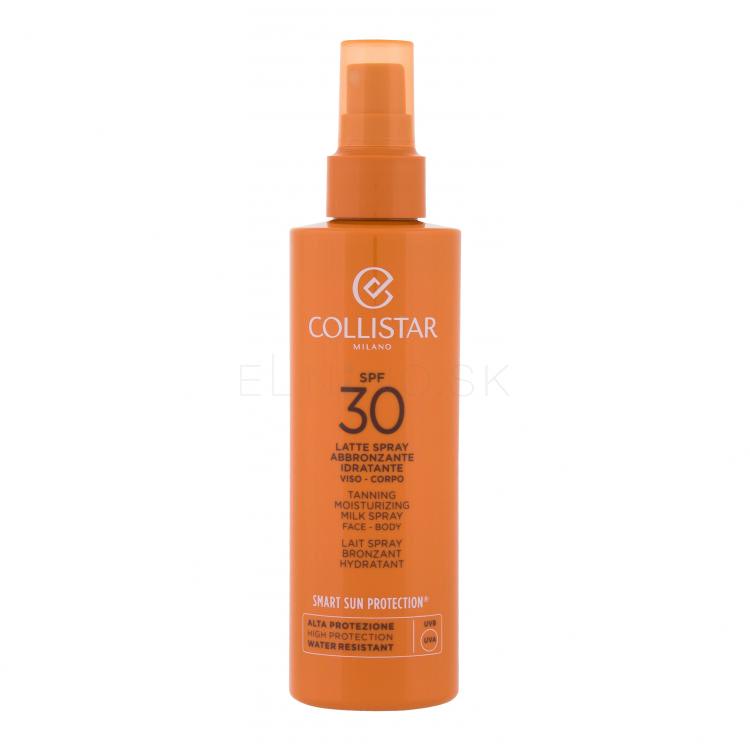 Collistar Smart Sun Protection Tanning Moisturizing Milk Spray SPF30 Opaľovací prípravok na telo 200 ml