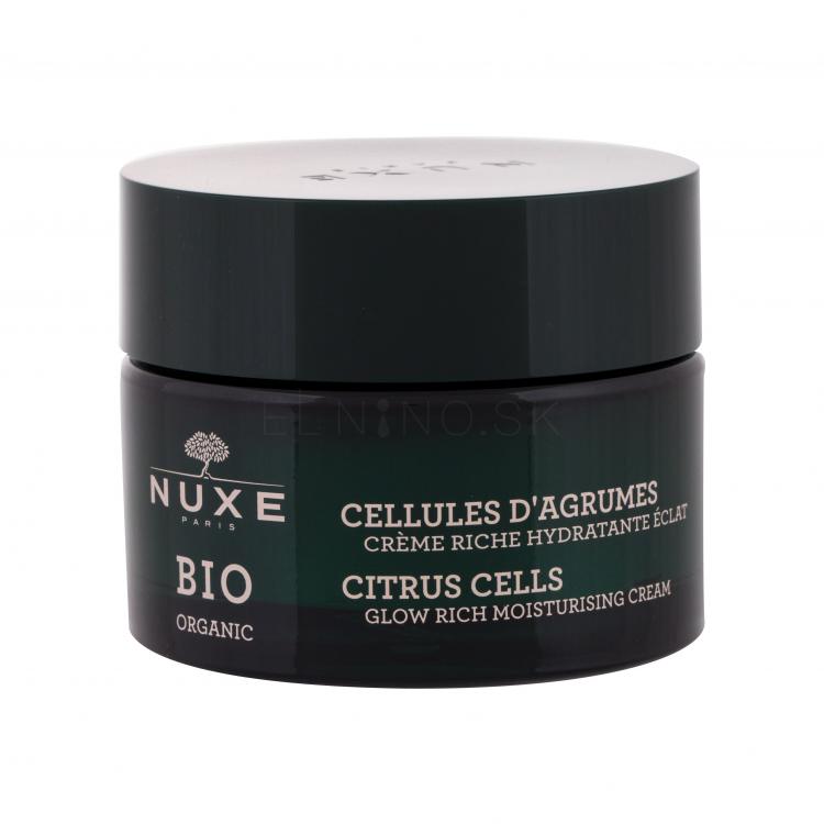 NUXE Bio Organic Citrus Cells Denný pleťový krém pre ženy 50 ml