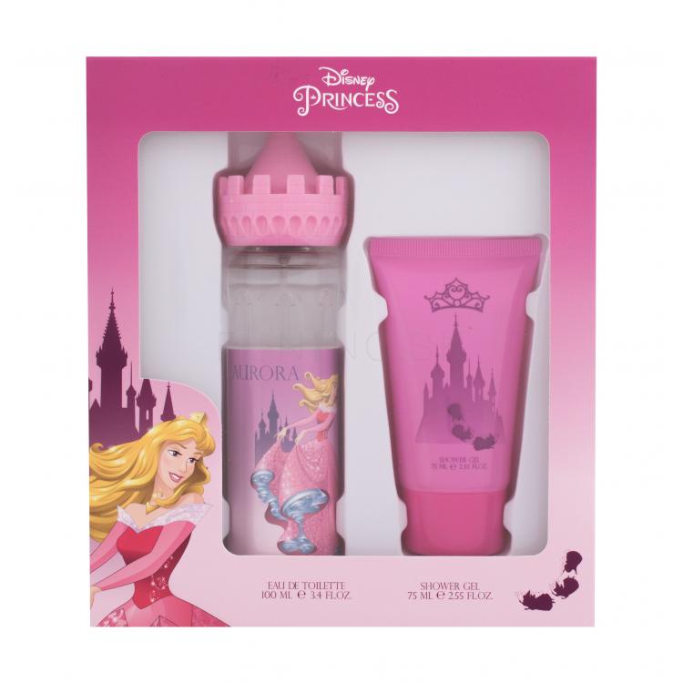 Disney Princess Aurora Darčeková kazeta toaletná voda 100 ml + sprchovací gél 75 ml