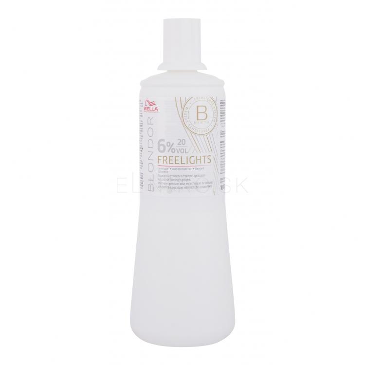 Wella Professionals Blondor Freelights 6% Developer Farba na vlasy pre ženy 1000 ml