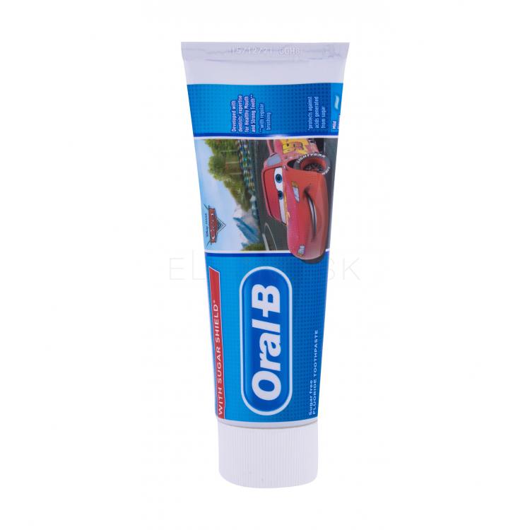 Oral-B Kids Cars Zubná pasta pre deti 75 ml poškodená krabička