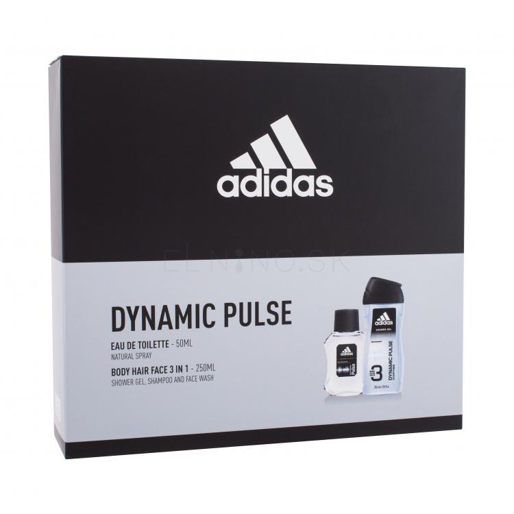 Adidas Dynamic Pulse Darčeková kazeta toaletná voda 50 ml + sprchovací gél 250 ml