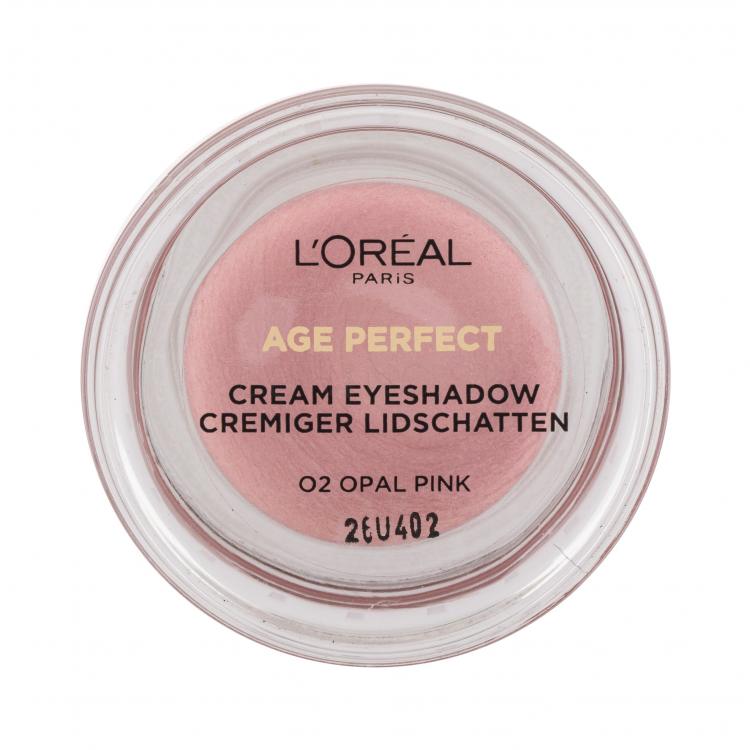 L&#039;Oréal Paris Age Perfect Cream Eyeshadow Očný tieň pre ženy 4 ml Odtieň 02 Opal Pink