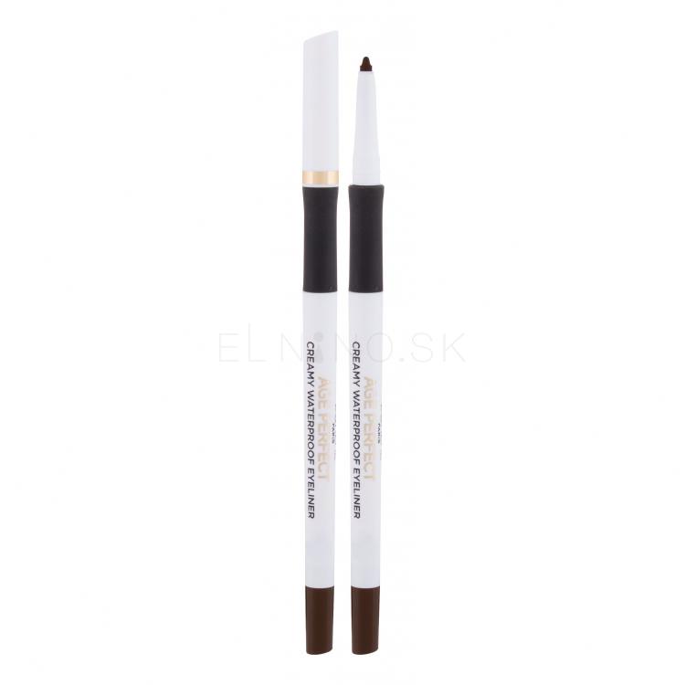 L&#039;Oréal Paris Age Perfect Creamy Waterproof Eyeliner Ceruzka na oči pre ženy 1,2 g Odtieň 02 Delicate Brown