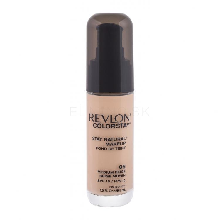 Revlon Colorstay Stay Natural SPF15 Make-up pre ženy 29,5 ml Odtieň 06 Medium Beige