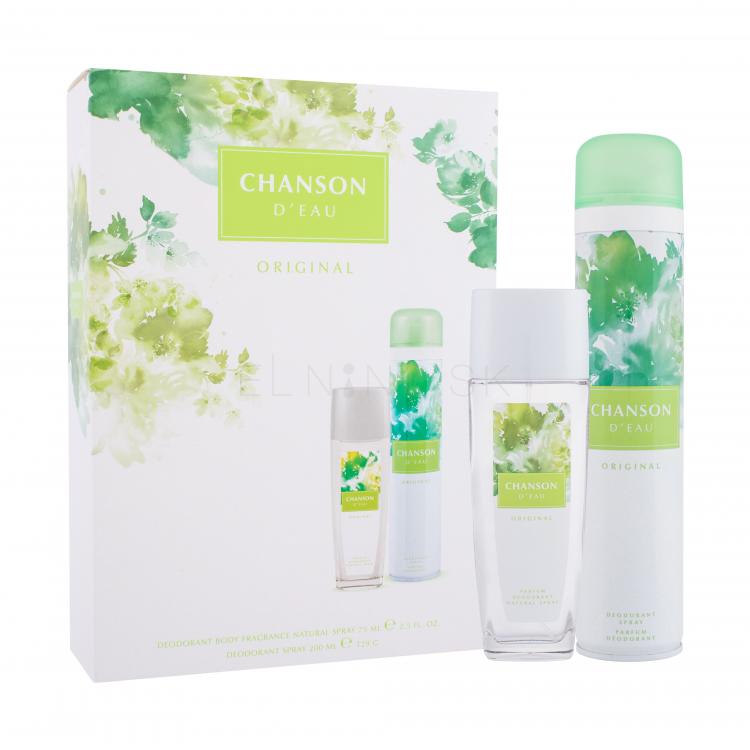 Chanson d´Eau Darčeková kazeta dezodorant v skle 75 ml + deosprej 200 ml