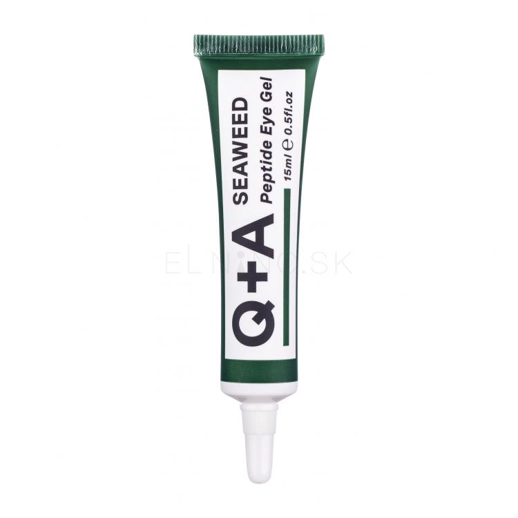 Q+A Seaweed Peptide Eye Gel Očný gél pre ženy 15 ml