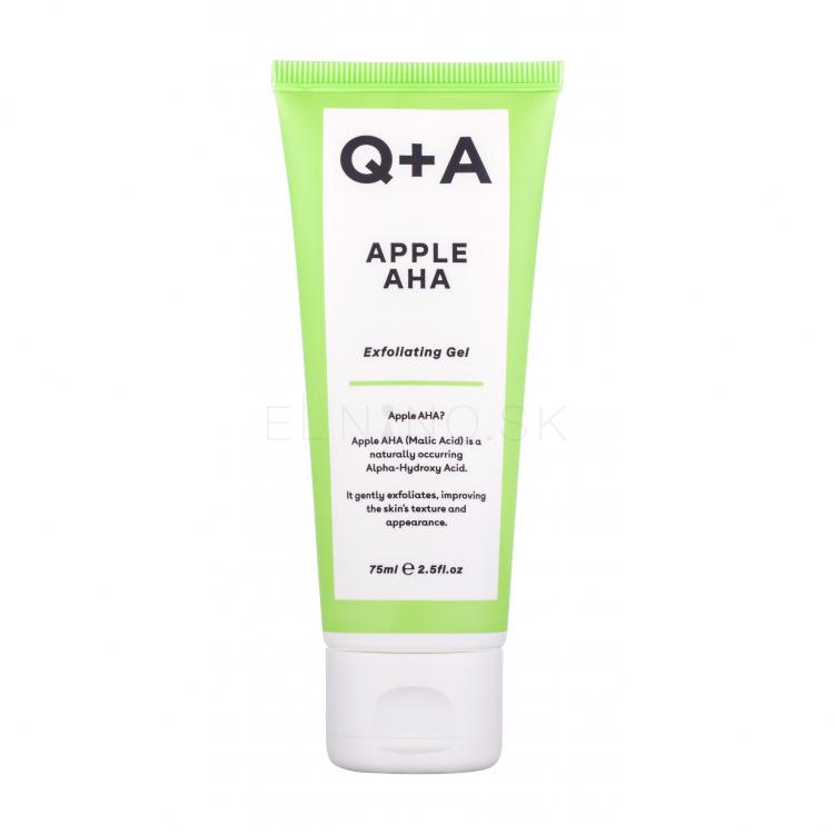 Q+A Apple AHA Exfoliating Gel Peeling pre ženy 75 ml