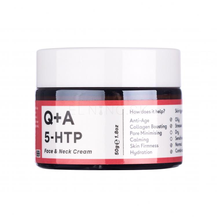 Q+A 5 - HTP Face &amp; Neck Denný pleťový krém pre ženy 50 g