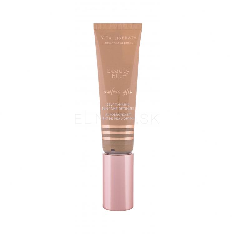 Vita Liberata Beauty Blur Sunless Glow Primer &amp; Tinted Moisturiser CC krém pre ženy 30 ml Odtieň Latte