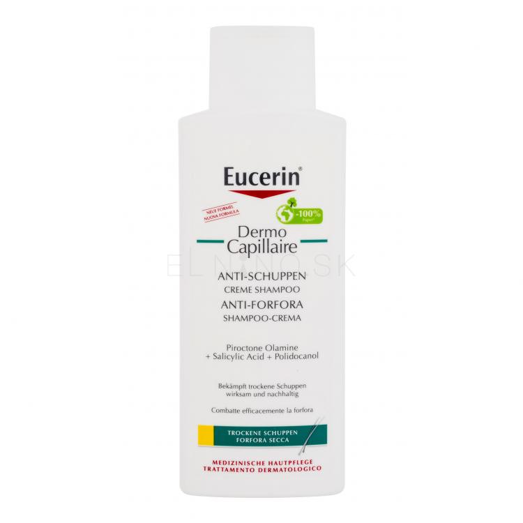 Eucerin DermoCapillaire Anti-Dandruff Creme Šampón pre ženy 250 ml