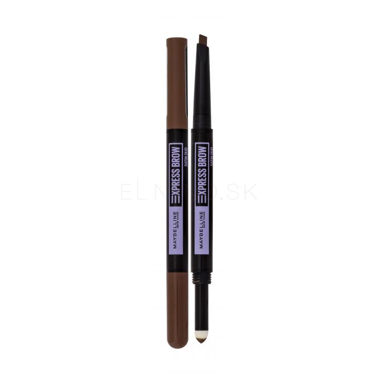 Maybelline Express Brow Satin Duo Ceruzka na obočie pre ženy 0,71 g Odtieň Medium Brown