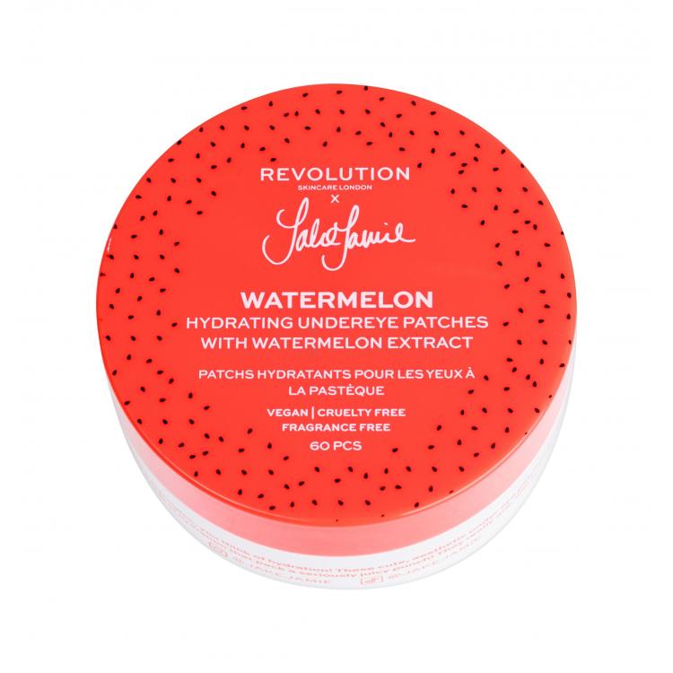 Revolution Skincare X Jake-Jamie Watermelon Maska na oči pre ženy 60 ks