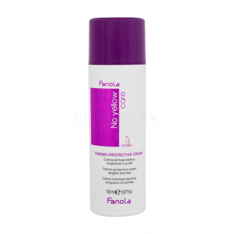 Fanola No Yellow Care Thermo-Protective Cream Pre tepelnú úpravu vlasov pre ženy 150 ml