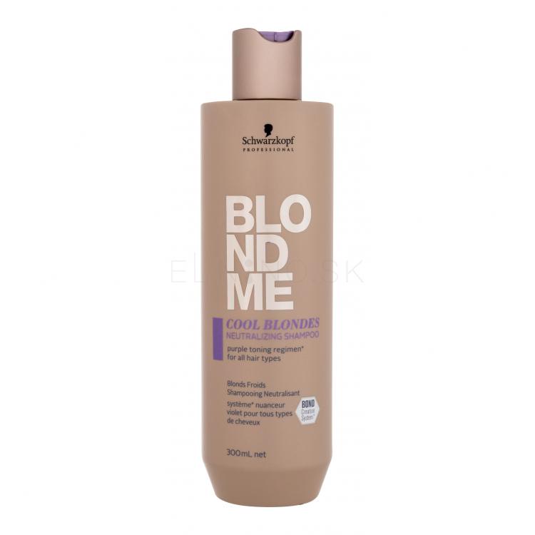 Schwarzkopf Professional Blond Me Cool Blondes Neutralizing Shampoo Šampón pre ženy 300 ml
