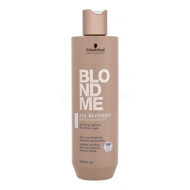 Schwarzkopf Professional Blond Me All Blondes Detox Shampoo Šampón pre ženy 300 ml