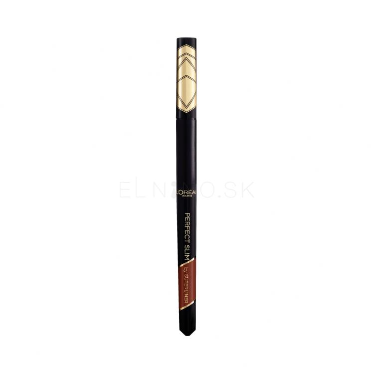 L&#039;Oréal Paris Super Liner Perfect Slim Waterproof Očná linka pre ženy 0,28 g Odtieň 03 Brown