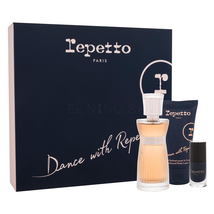 Repetto Dance with Repetto Darčeková kazeta parfumovaná voda 60 ml + telové mlieko 50 ml + lak na nechty 5 ml
