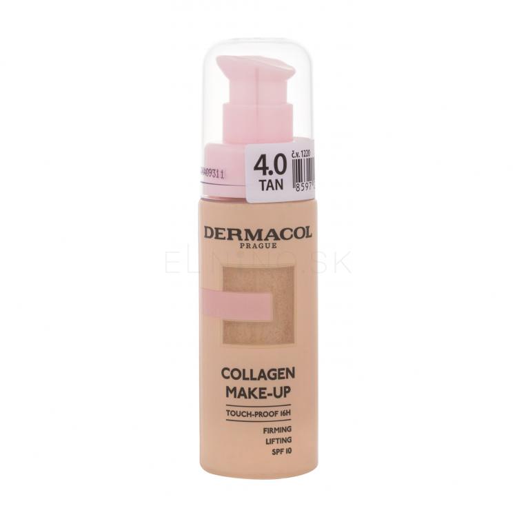 Dermacol Collagen Make-up SPF10 Make-up pre ženy 20 ml Odtieň Tan 4.0