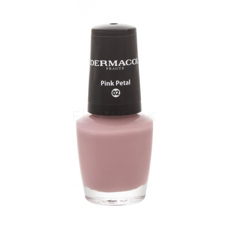 Dermacol Nail Polish Mini Autumn Limited Edition Lak na nechty pre ženy 5 ml Odtieň 02 Pink Petal