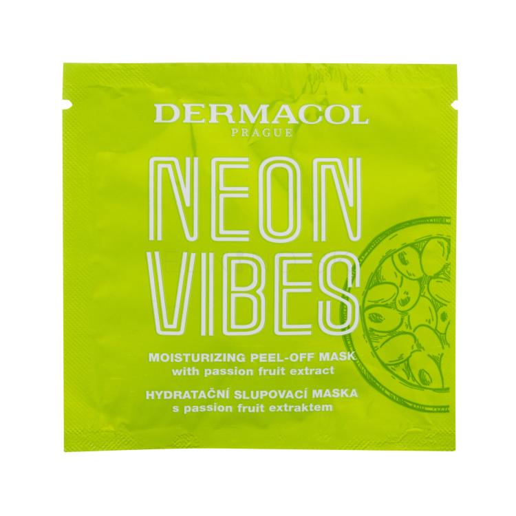 Dermacol Neon Vibes Moisturizing Peel-Off Mask Pleťová maska pre ženy 8 ml