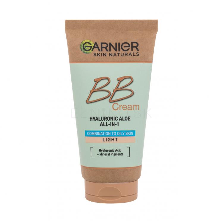 Garnier Skin Naturals BB Cream Hyaluronic Aloe All-In-1 BB krém pre ženy 50 ml Odtieň Light