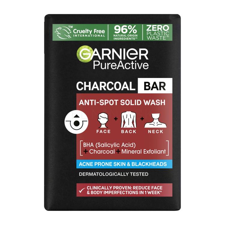 Garnier Pure Active Charcoal Bar Čistiace mydlo 100 g