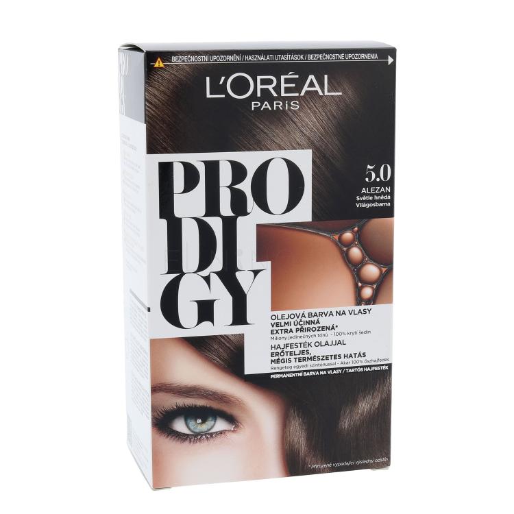 L&#039;Oréal Paris Prodigy Farba na vlasy pre ženy 1 ks Odtieň 5.0 Alezan