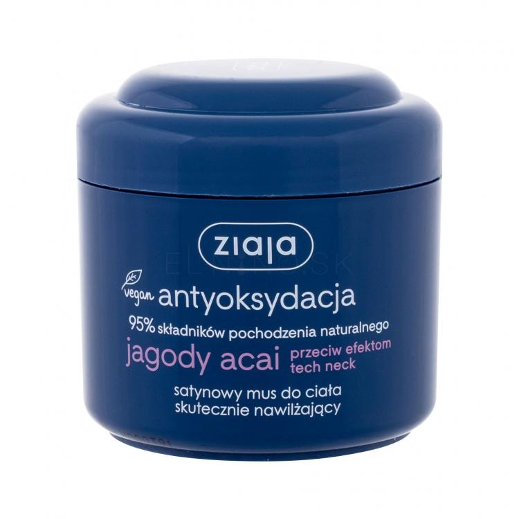 Ziaja Acai Berry Antioxidant Satin Body Mousse Telový balzam pre ženy 200 ml