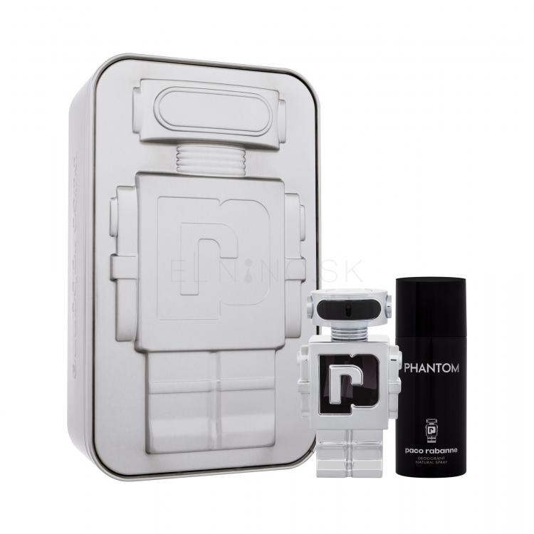 Paco Rabanne Phantom Darčeková kazeta toaletná voda 100 ml + dezodorant 150 ml
