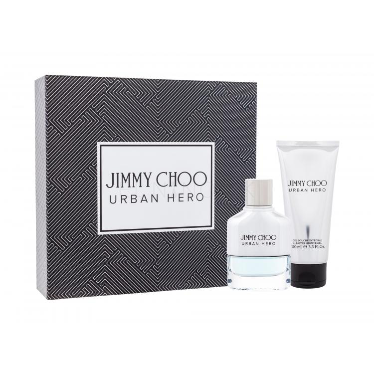 Jimmy Choo Urban Hero Darčeková kazeta parfumovaná voda 50 ml + sprchovací gél 100 ml