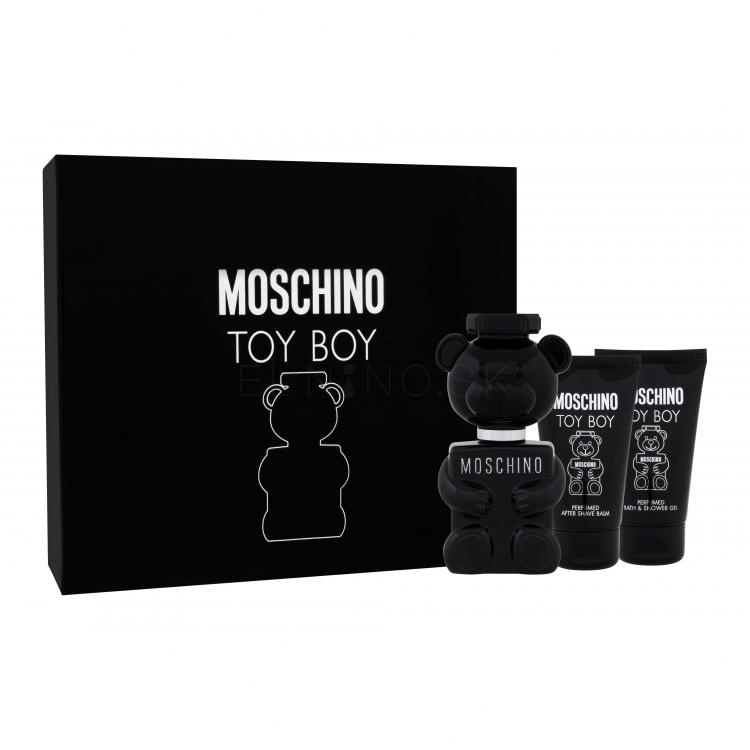 Moschino Toy Boy Darčeková kazeta parfumovaná voda 50 ml + balzam po holení 50 ml + sprchovací gél 50 ml