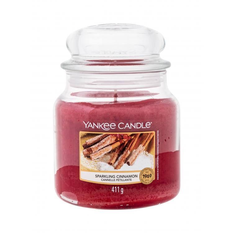 Yankee Candle Sparkling Cinnamon Vonná sviečka 411 g