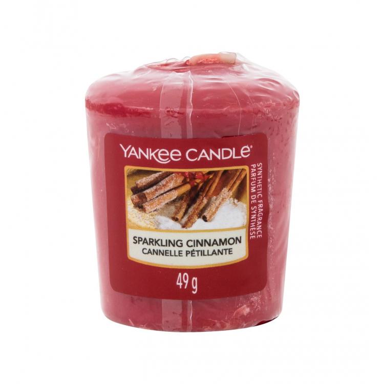 Yankee Candle Sparkling Cinnamon Vonná sviečka 49 g