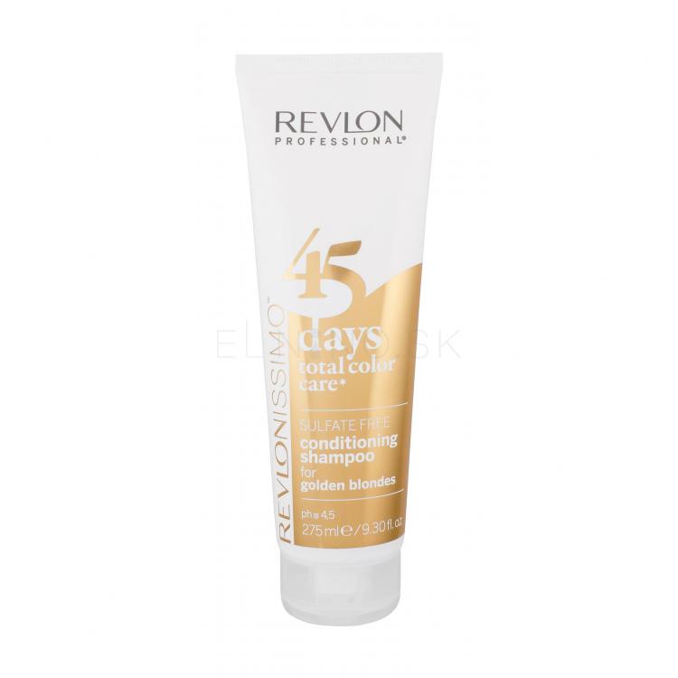 Revlon Professional Revlonissimo 45 Days 2in1 For Golden Blondes Šampón pre ženy 275 ml