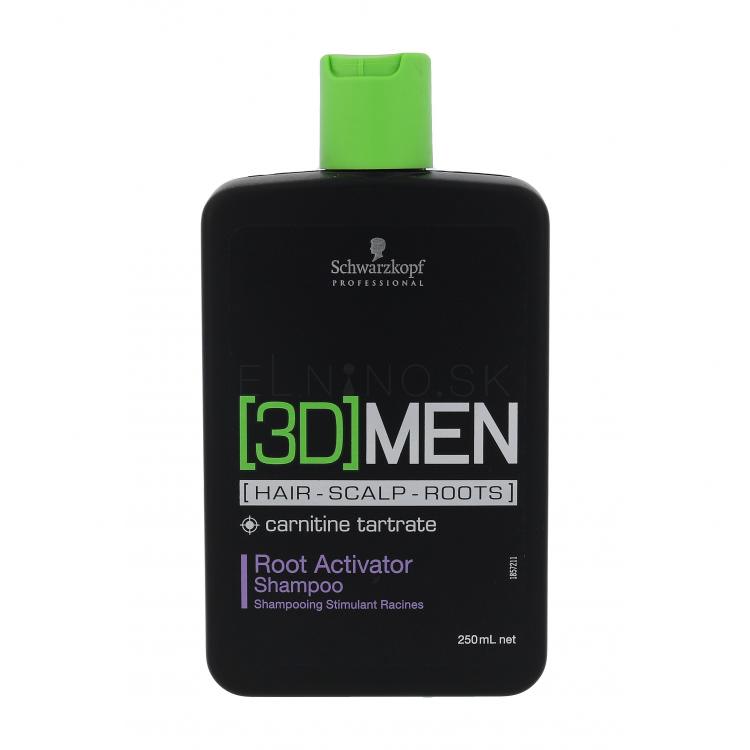 Schwarzkopf Professional 3DMEN Root Activator Šampón pre mužov 250 ml