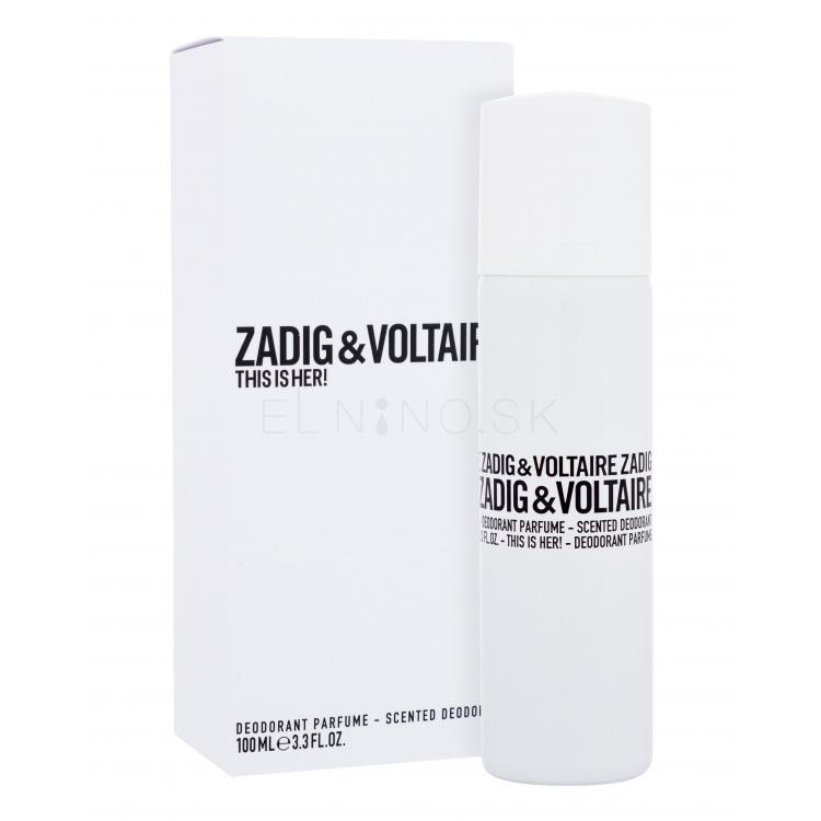 Zadig &amp; Voltaire This is Her! Dezodorant pre ženy 100 ml