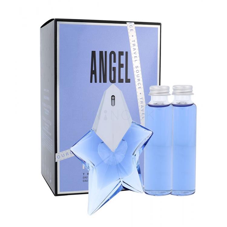 Thierry Mugler Angel Darčeková kazeta parfumovaná voda 50 ml + parfumovaná voda Eco-náplň bez rozprašovača 2 x 50 ml Naplniteľný