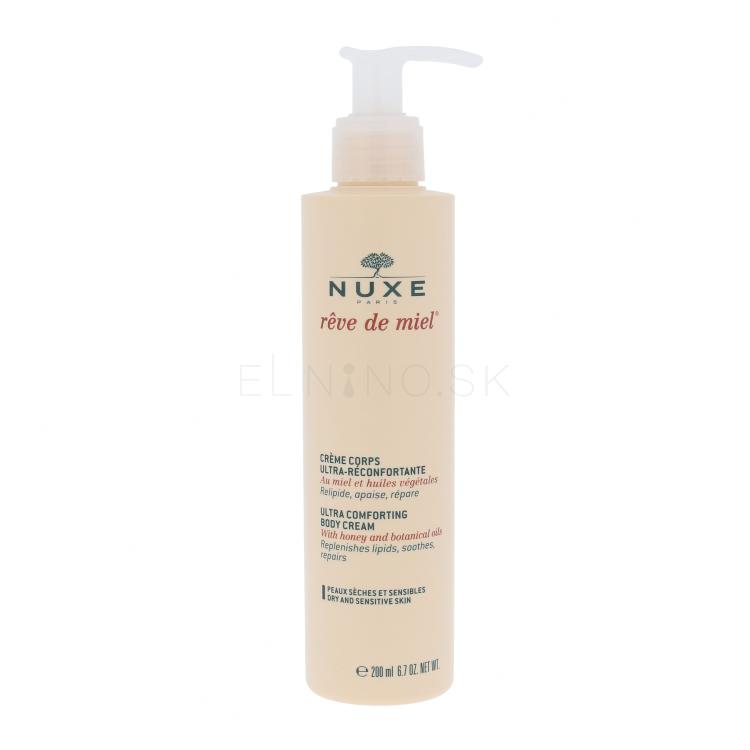 NUXE Rêve de Miel Ultra Comforting Body Cream Telový krém pre ženy 200 ml