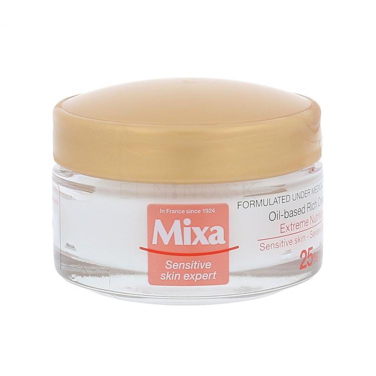 Mixa Extreme Nutrition Oil-based Rich Cream Denný pleťový krém pre ženy 50 ml