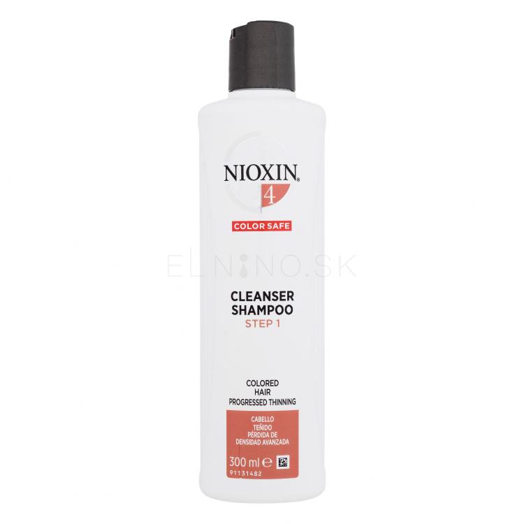 Nioxin System 4 Color Safe Cleanser Shampoo Šampón pre ženy 300 ml
