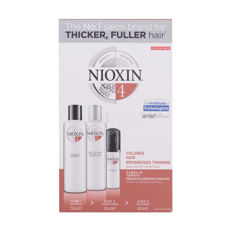 Nioxin System 4 Darčeková kazeta šampón System 4 150 ml + kondicionér System 4 150 ml + vlasová starostlivosť System 4 40 ml